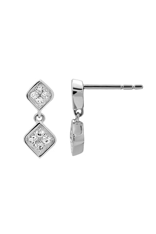 Oorbellen - Witgoud en Diamanten