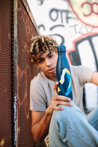 Bouteille isotherme - Altitude bleu marine - 50 cl