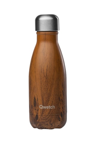 Bouteille isotherme en acier inoxydable Wood - 26 cl
