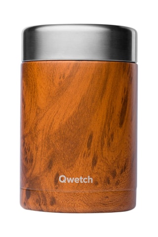 Boîte à lunch isotherme en acier inoxydable Wood - 60 cl