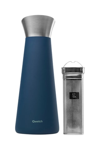 Carafe avec couvercle en acier inoxydable sans BPA Matt - 1 l