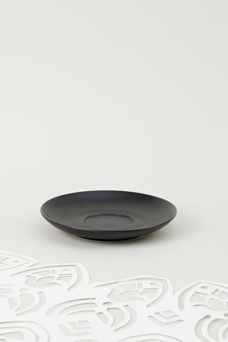 2 x Sous-tasse en porcelaine - Noir