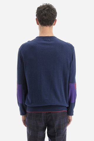 Pull regular - Bleu marine