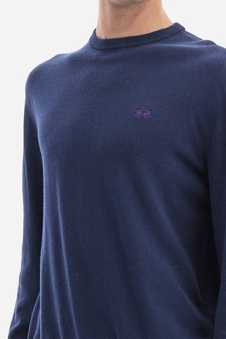 Pull regular - Bleu marine