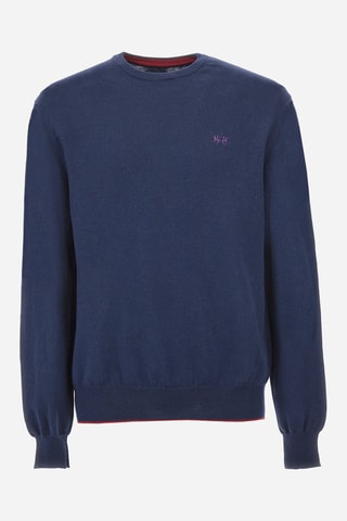 Pull regular - Bleu marine