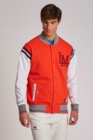 Baseball Jasje Oranje en Wit