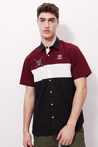 Chemise - 
Noir et bordeaux