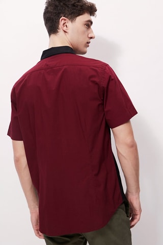 Chemise - 
Noir et bordeaux