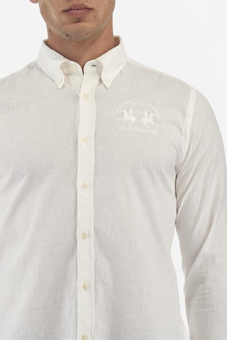 Linnen Overhemd Slim Fit - Wit