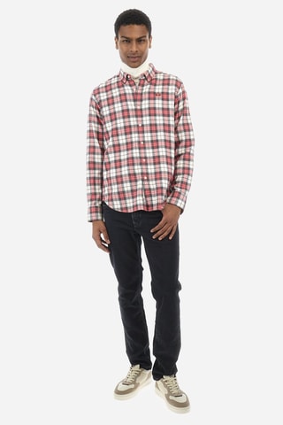 Chemise regular - Rouge