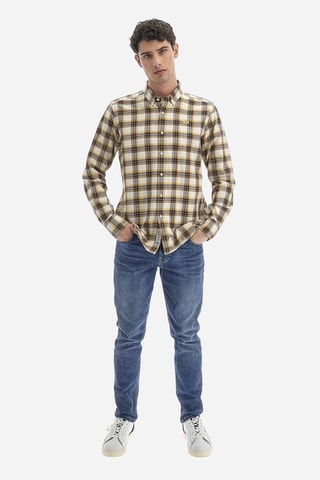 Chemise regular - Jaune