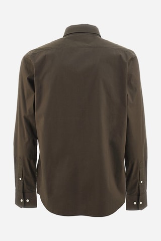 Overhemd Slim Fit - Bruin