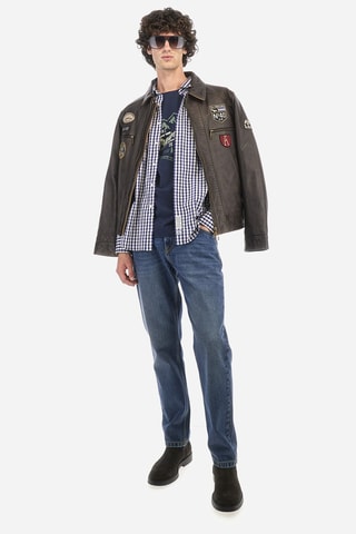 Chemise regular - Bleu marine