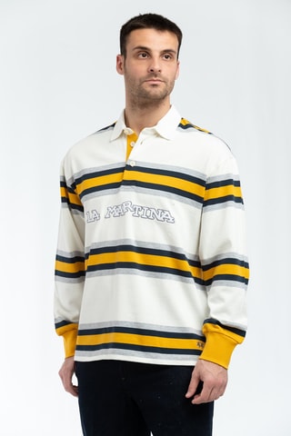 Polo - Blanc et jaune