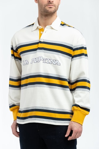 Polo - Blanc et jaune