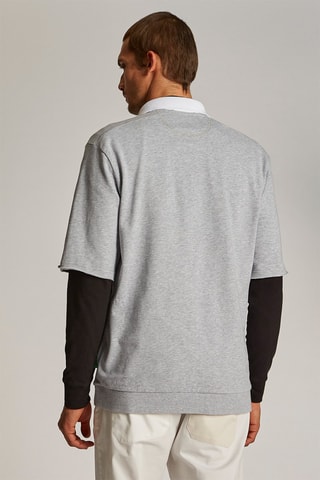 Polo  - Gris clair chiné