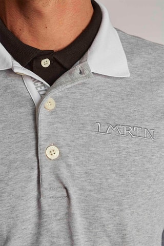 Polo  - Gris clair chiné