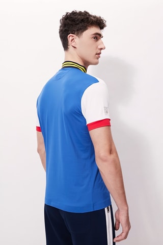 Polo - 
Blanc et bleu