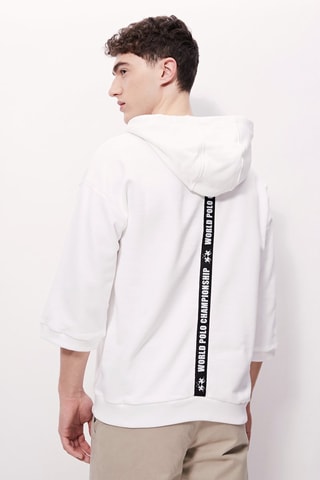 Sweat à capuche - 
Blanc