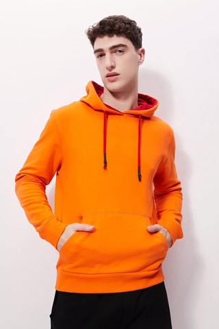 Sweat à capuche - 
Orange