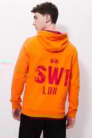 Sweat à capuche - 
Orange