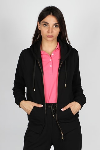 Sweater met Capuchon 
Zwart