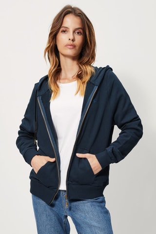 Sweater met Capuchon Marineblauw