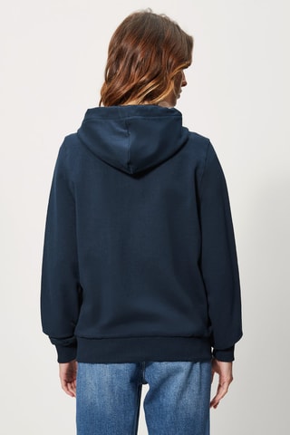 Sweater met Capuchon Marineblauw