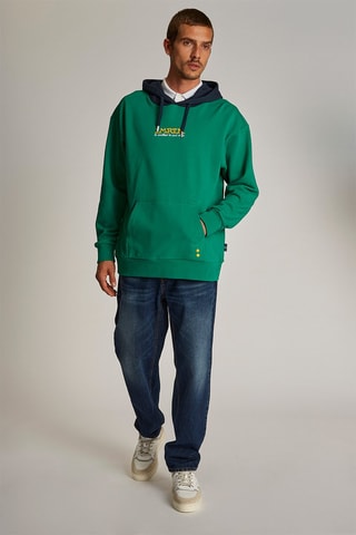 Sweat polaire à capuche - Vert