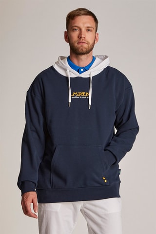 Sweat polaire à capuche - Bleu marine