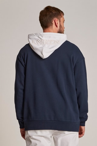 Sweat polaire à capuche - Bleu marine