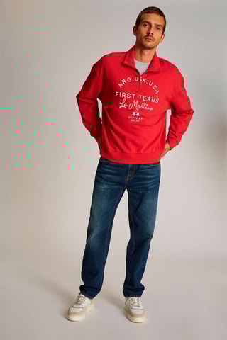 Sweat polaire - Rouge