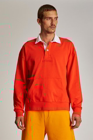 Sweat polaire - Orange