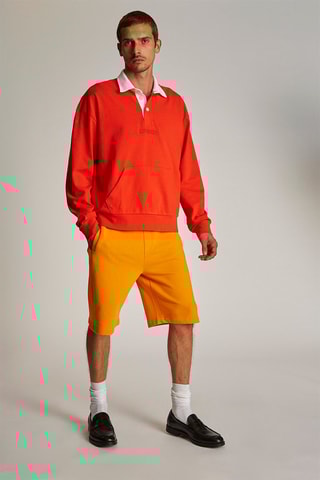 Sweat polaire - Orange
