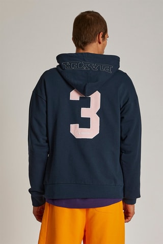 Sweat polaire à capuche - Bleu marine