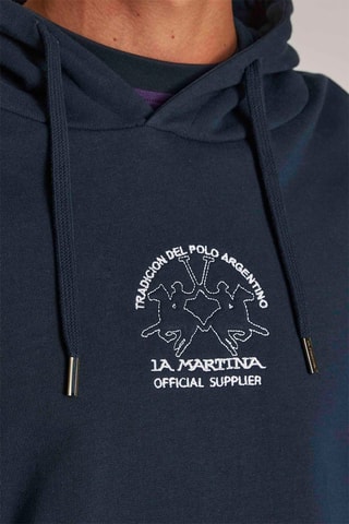 Sweat polaire à capuche - Bleu marine