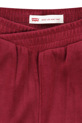 Velours Joggingbroek Bordeauxrood