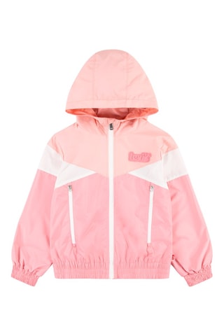 Windjack - Wit, rood en roze