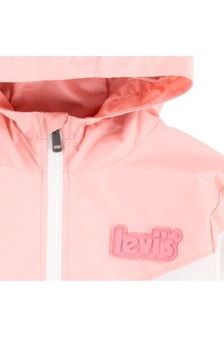 Windjack - Wit, rood en roze