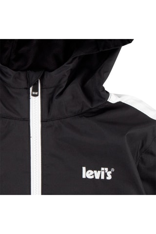 Windjack - Wit, zwart en rood