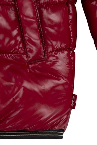 Gewatteerde Jas met Capuchon - Rood