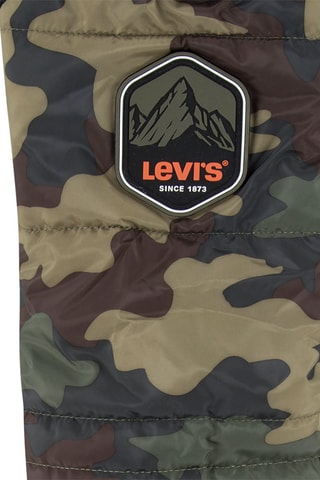 Gewatteerde Jas Zwart en Kaki