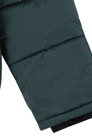 Gewatteerde Jas met Capuchon - Groen