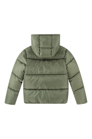 Gewatteerde Jas met Capuchon - Kaki