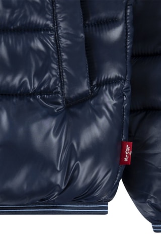 Gewatteerde Jas met Capuchon - Blauw