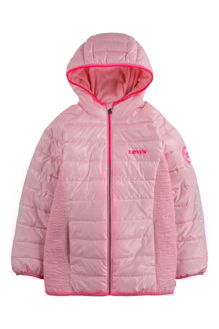 Gewatteerde Jas met Capuchon - Roze