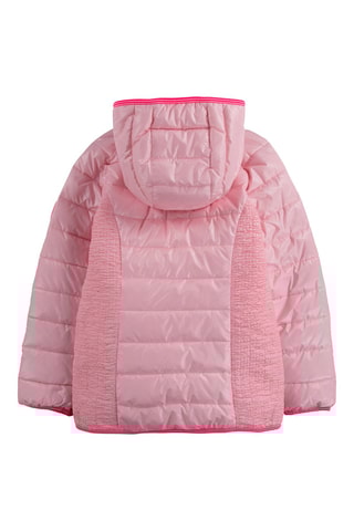 Gewatteerde Jas met Capuchon - Roze