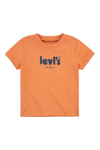 T-shirt - Blauw en oranje