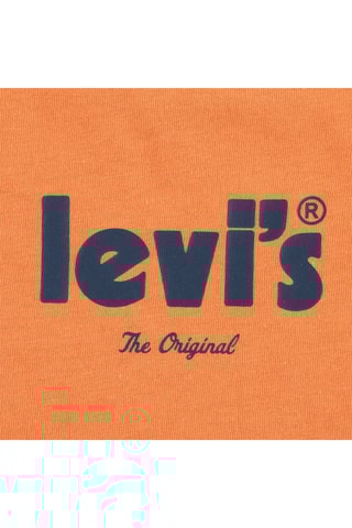 T-shirt - Blauw en oranje