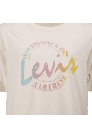 T-shirt - Beige, rood, blauw en geel